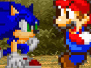 Sonic vs Mario Fight